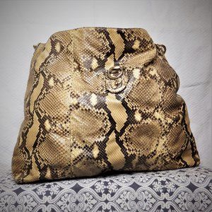 Large GUCCI Python Sebrina Hobo Bag